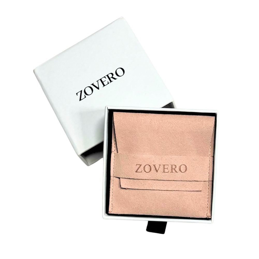 Náušnice s křížkem a krystalem - Zovero
